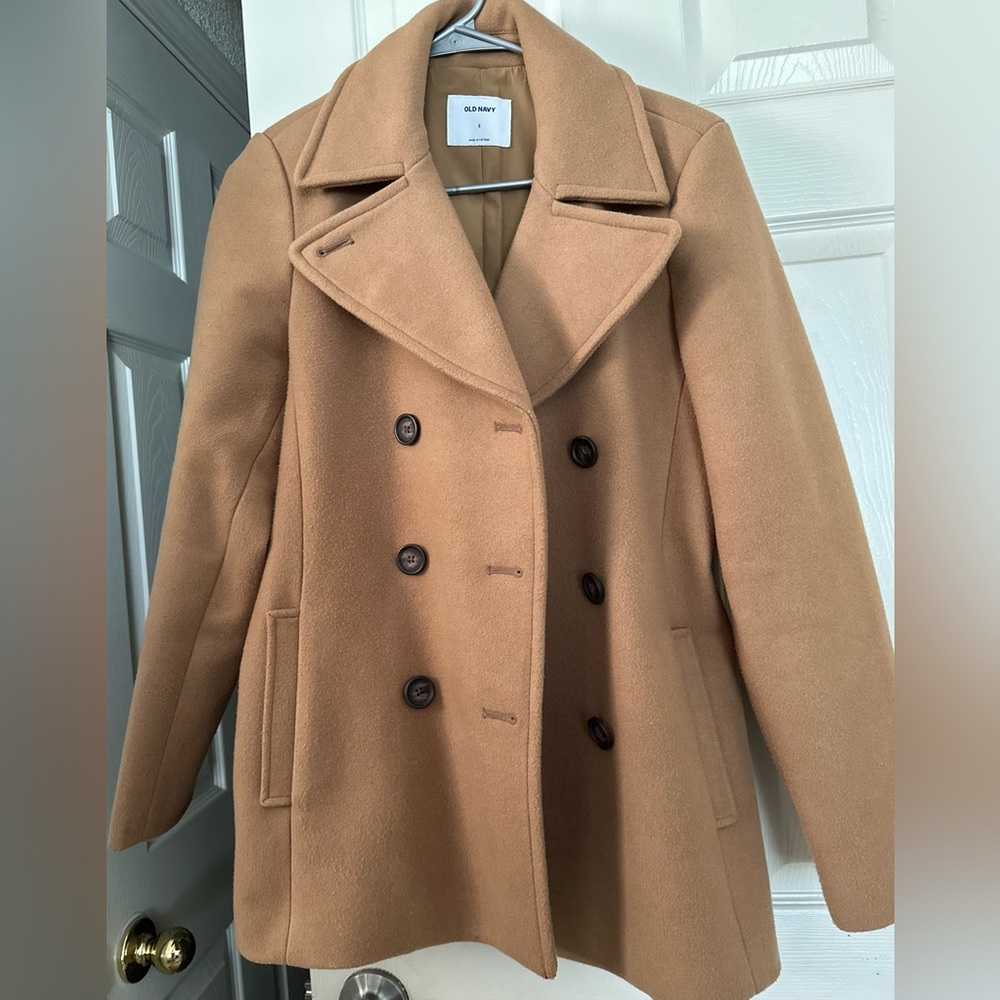 Camel Old Navy pea coat